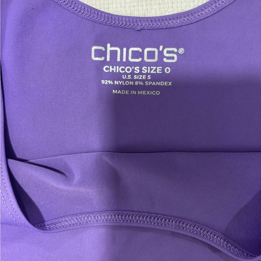 Chico's Vibrant Purple Tank Top - Picture 3 of 5